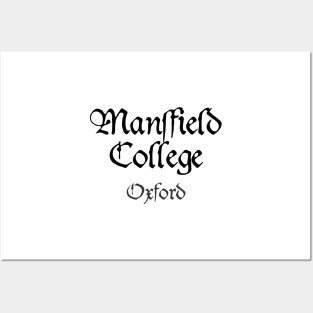 Oxford Mansfield College Medieval University Posters and Art